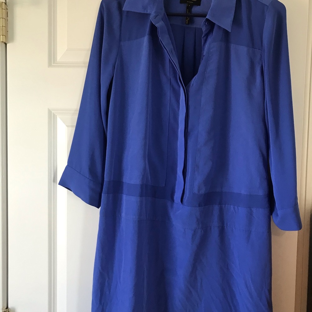 Cornflower blue dress
